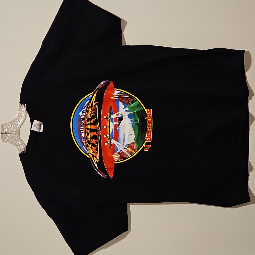 Boston 40th Anniversary Tour 2016 Black Short Sleeve Concert Tee XL NWOT